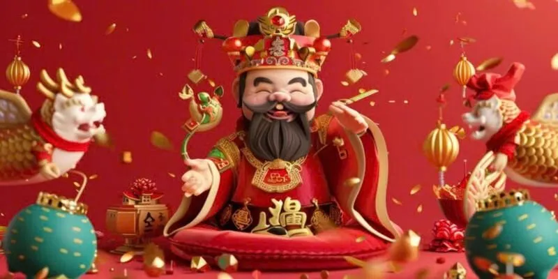 Giao diện quay số thần tài trực tuyến